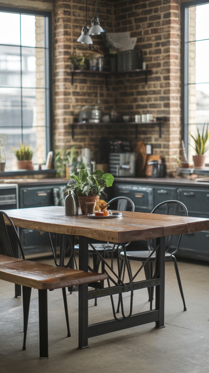 20 Industrial Kitchen Table Decor Ideas: From Gritty to Glam!