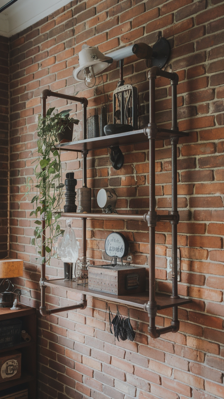 20 Industrial Pipe Shelf Decor Ideas: Get the Look That’s Taking Over Instagram