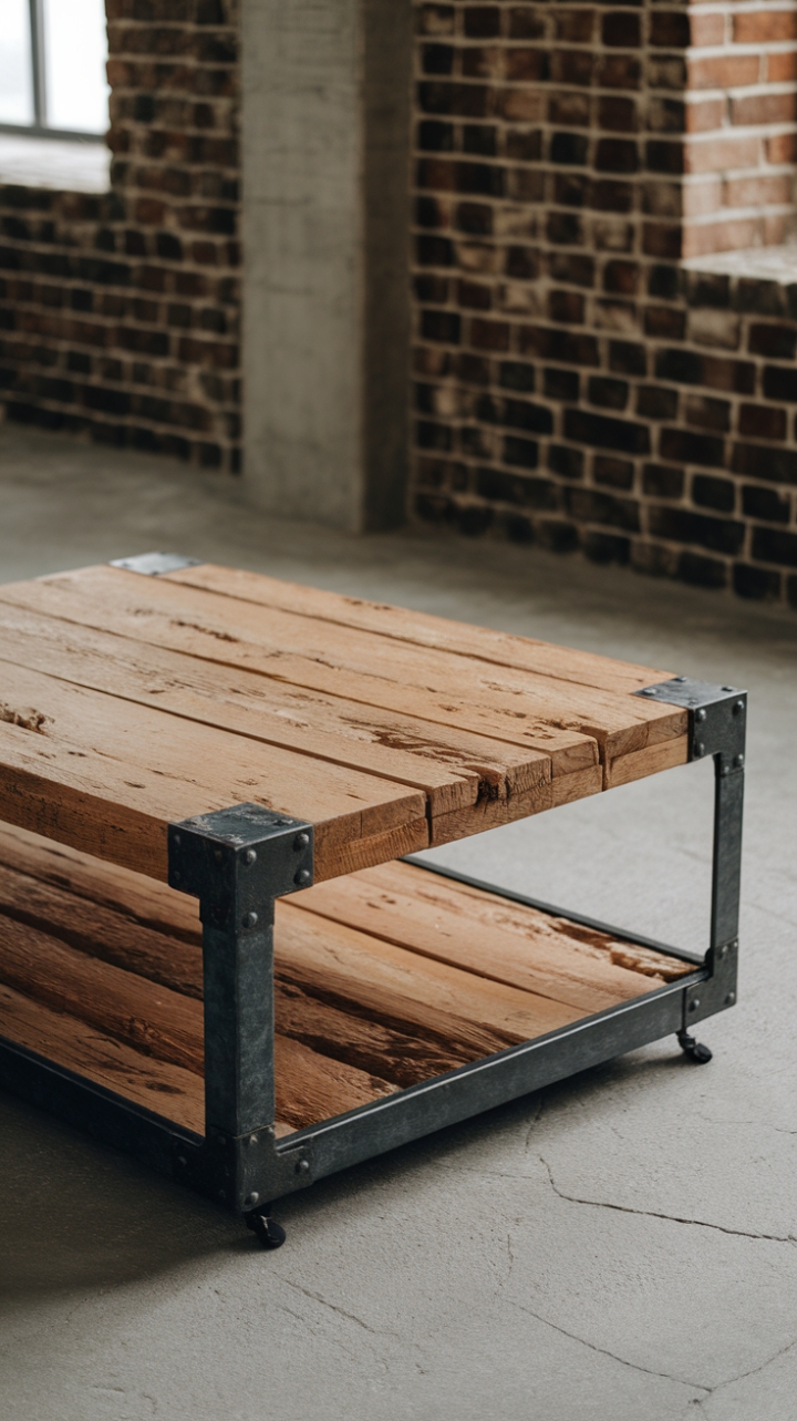 20 Industrial Coffee Table Decor Ideas: Elevate Your Loft Living Room