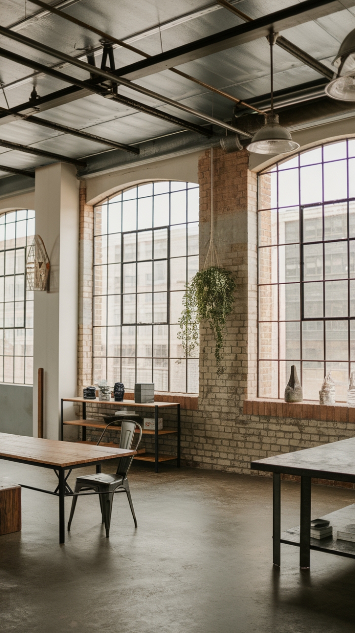 Raw urban grit meets refined minimalism in this breathtaking industrial loft. Exposed brick, soaring ceilings, and reclaimed wood furniture create a space that's both strikingly modern and deeply soulful. The perfect blend of texture and light makes this the ultimate sanctuary for the design-conscious dweller.