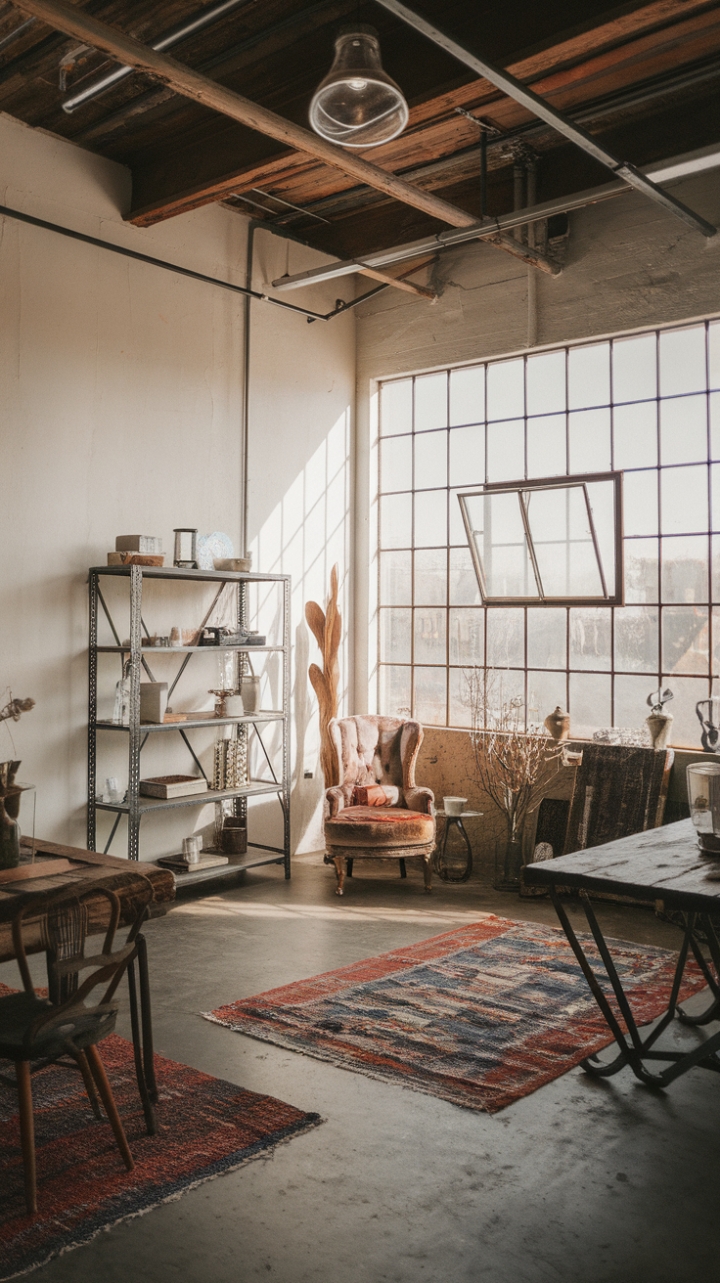 20 Boho Industrial Decor Ideas: Where Urban Edge Meets Free-Spirited Style