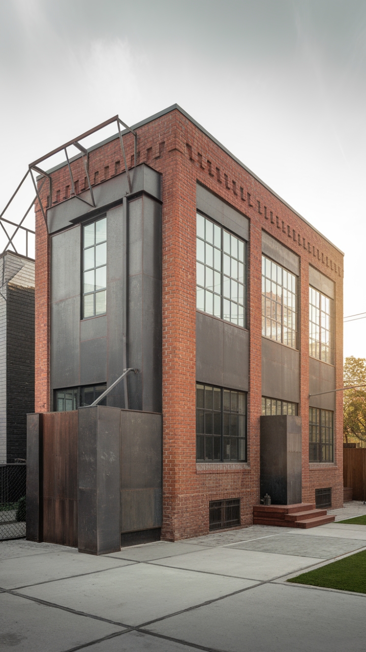 Imagine waking up to city views framed by exposed brick and steel. This home's minimalist aesthetic and raw material palette create a space that's both strikingly modern and undeniably inviting—a testament to the beauty of unadorned, urban sophistication.