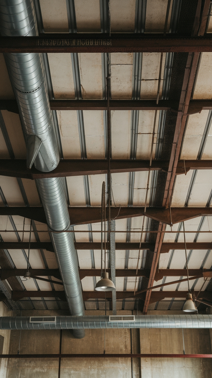 Imagine the possibilities: raw, reclaimed beauty meets modern sophistication. This vintage industrial ceiling is more than just overhead; it's a statement piece, a conversation starter, the heart of a truly unique space.