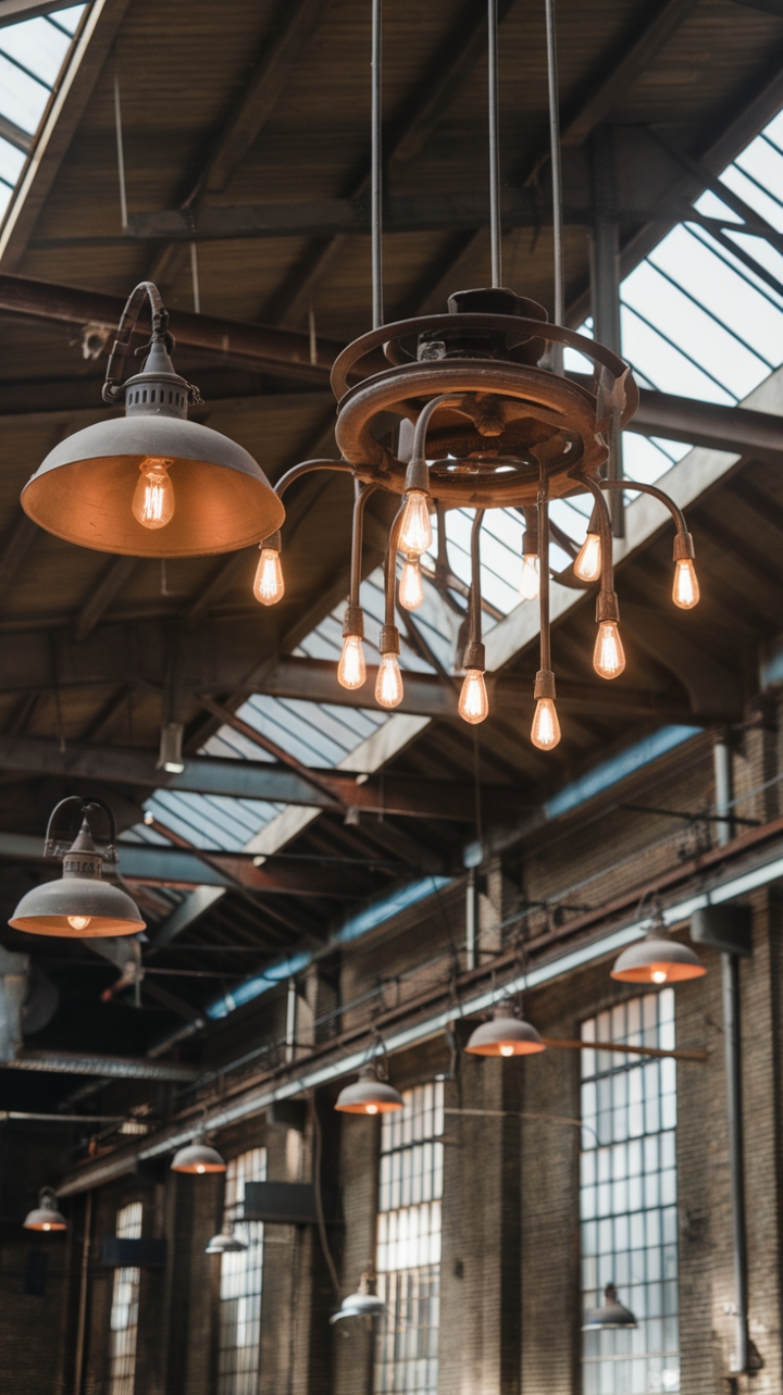 Ready to transform your space into a haven of raw, industrial chic? Imagine soaring ceilings punctuated by a constellation of vintage pendant lights, their warm glow casting a dramatic light on exposed brick walls. The air hums with the quiet energy of a bygone era, a symphony of metal and light, perfectly complemented by strategically placed task lighting that adds both function and style.