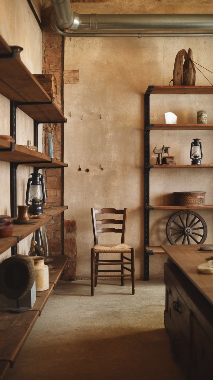 Ready to rediscover the romance of raw, industrial spaces? Imagine sinking into a worn wooden chair, the woven seat yielding gently beneath you, surrounded by the comforting glow of a vintage lantern and the whispers of stories held within aged wood and exposed brick. This isn't just a room; it's a time capsule, a testament to enduring style, where rustic charm meets the gritty allure of reclaimed materials.