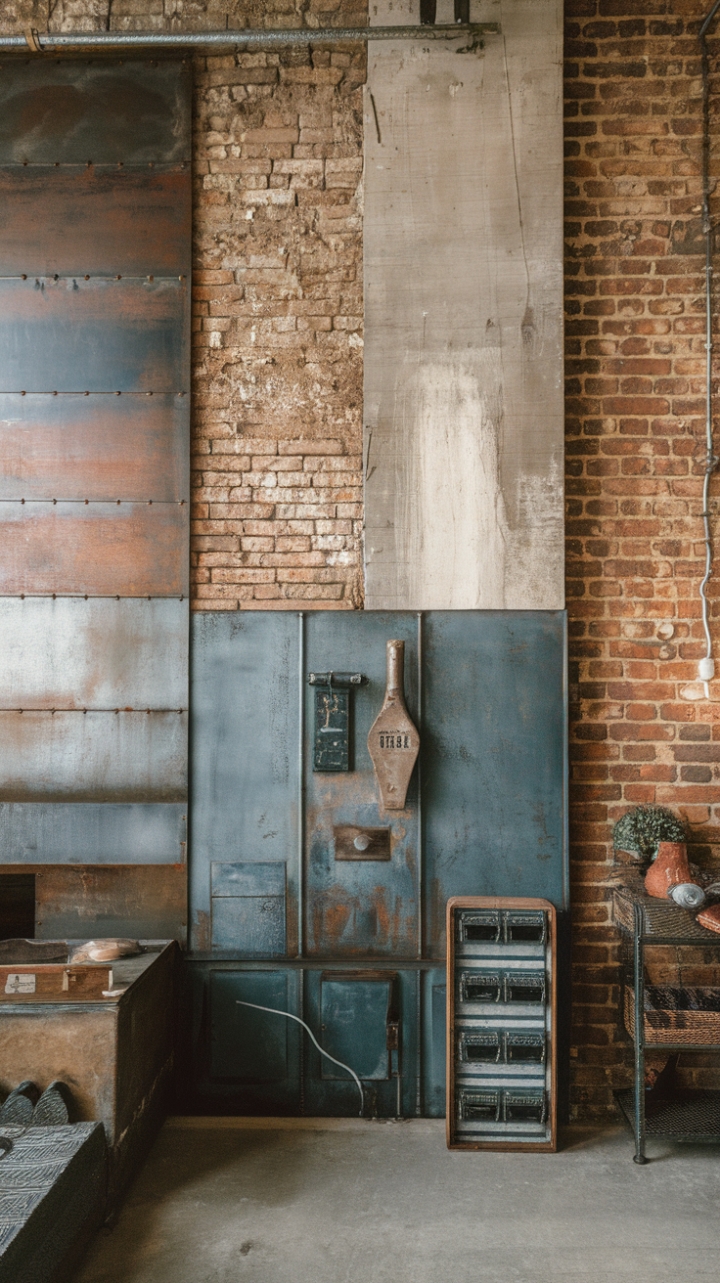 Exposed brick and concrete? Yes, please! This urban loft's industrial design is a masterclass in raw materials and edgy sophistication. The distressed finish adds character, while the metallic accents bring a touch of modern glamour.