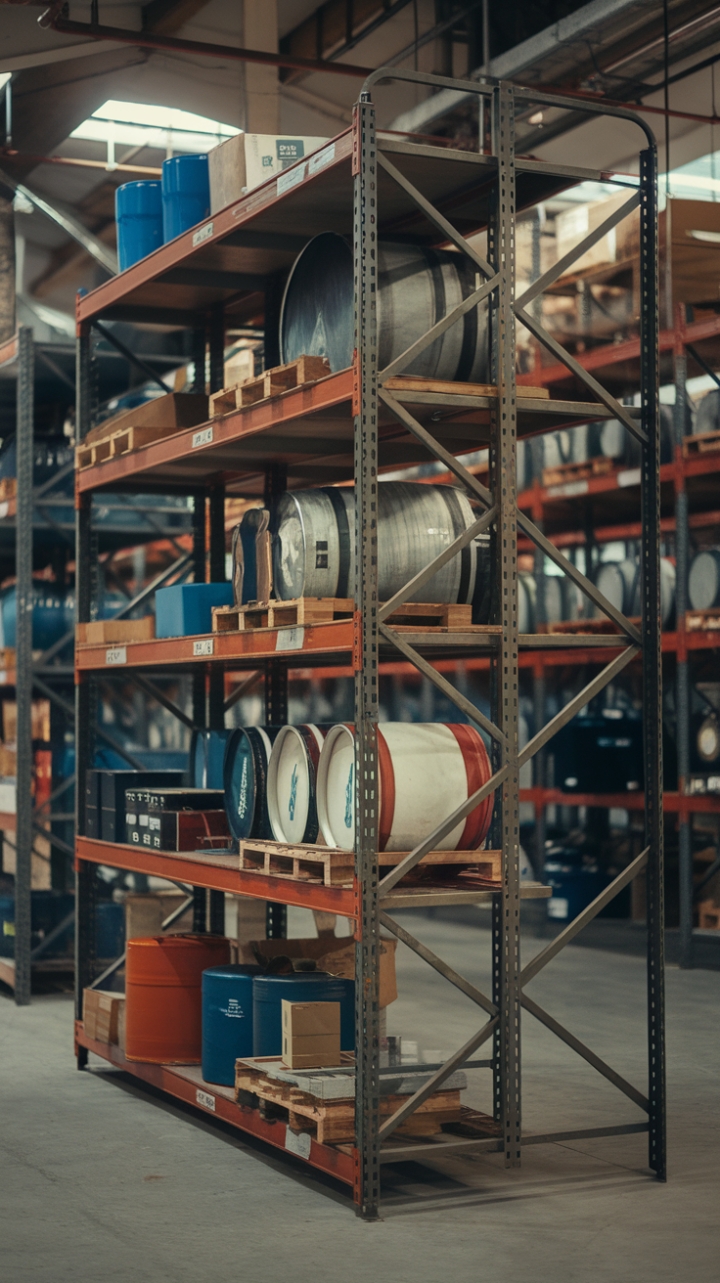 Imagine this: sun-drenched warehouse, the air thick with the scent of possibility. At the heart of it all, a magnificent vintage industrial rack, its heavy-duty steel a testament to enduring style. Each shelf, laden with carefully curated treasures – from weighty drums to delicate boxes – tells a story of collected moments and curated aesthetics. This isn't just storage; it's a statement.