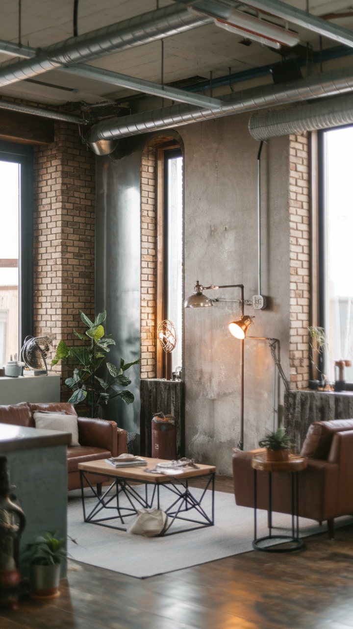 Craving a space that's as individual as you are? This modern industrial haven blends the best of raw materials and refined design. Think exposed brick, metal accents, and a touch of vintage charm—all coming together to create a sophisticated yet unpretentious atmosphere. The perfect blend of urban grit and cozy comfort.